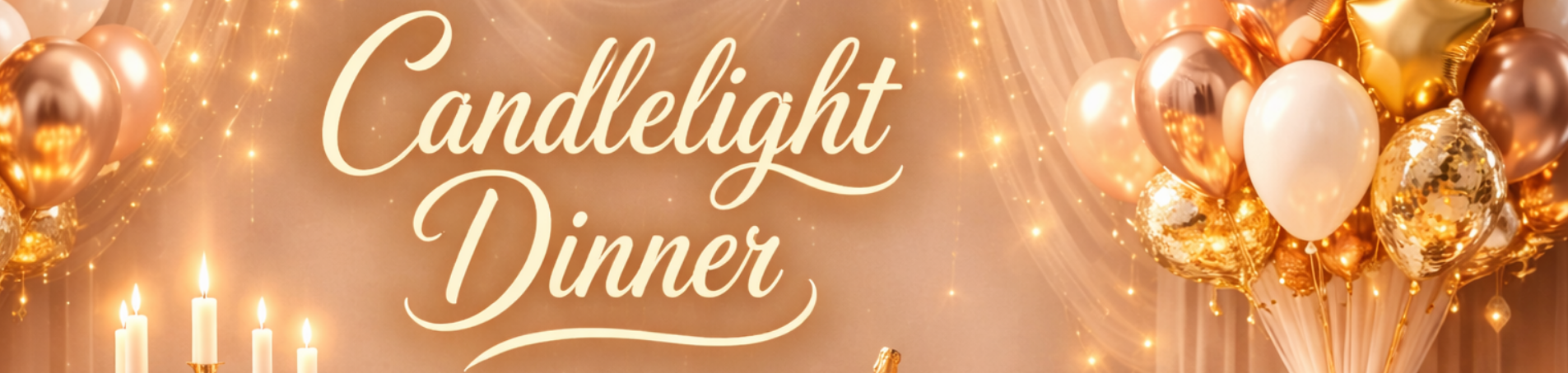 Candlelight Dinner Decoration