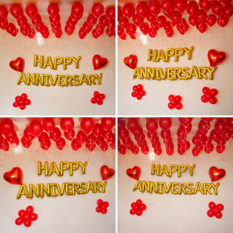 Red Romance Anniversary Decoration