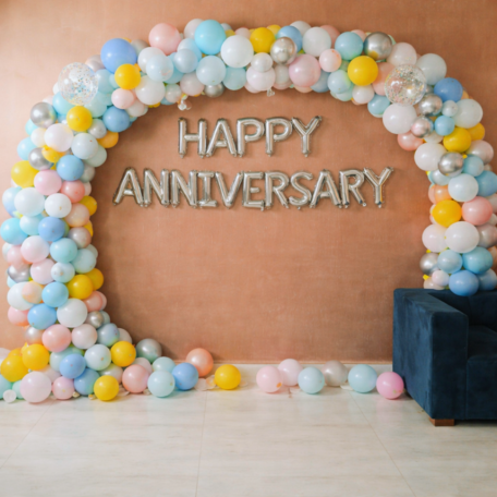 Pastel Pop Anniversary Decoration
