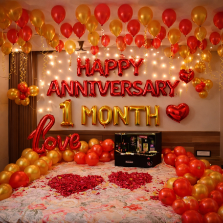 Grand Red Love Anniversary Decoration