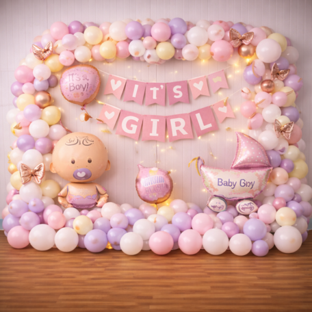 Pastel Princess Baby Girl Decoration