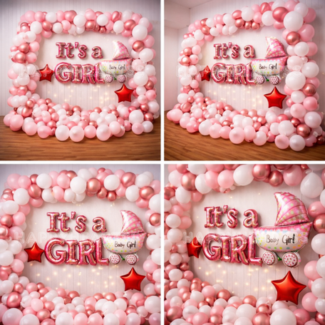 Sweet Pink Baby Welcome Decoration