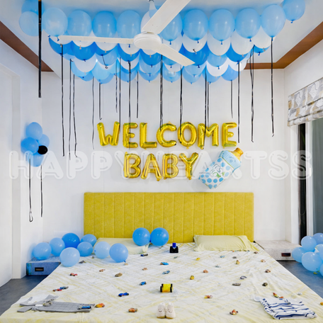 Blue Blossom Baby Boy Setup