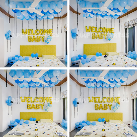 Blue Blossom Baby Boy Setup