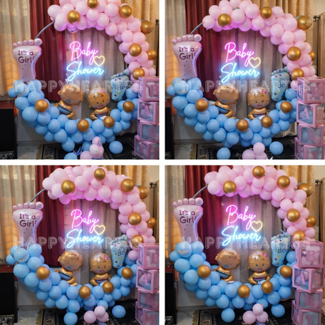 Twinkle Twins Baby Shower Decor