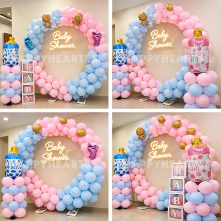 Double Joy Baby Shower Decor