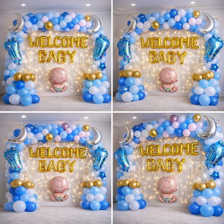 Blue Dreams Baby Welcome Decor