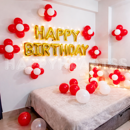 Red & Gold Birthday Charm