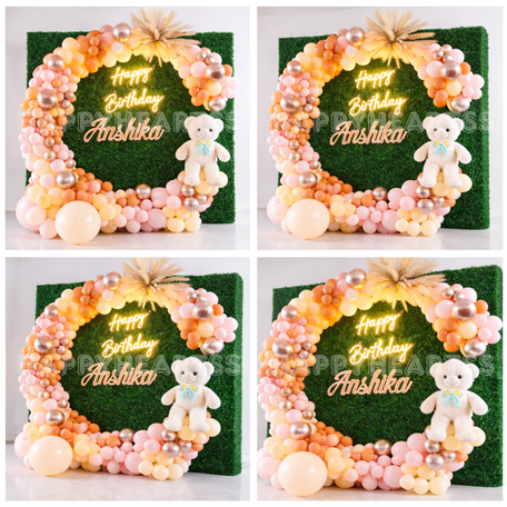 Teddy Garden Birthday Decor