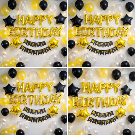 Midnight Gold Birthday Celebration