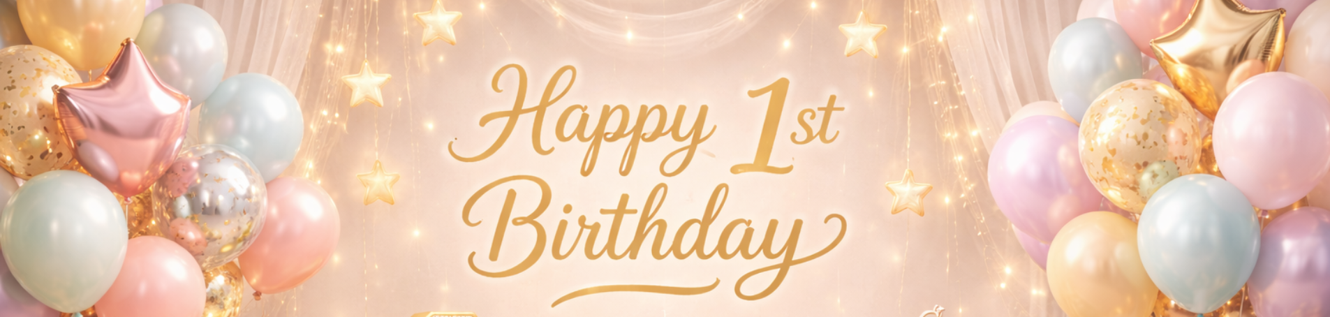 First Birthday Decoration